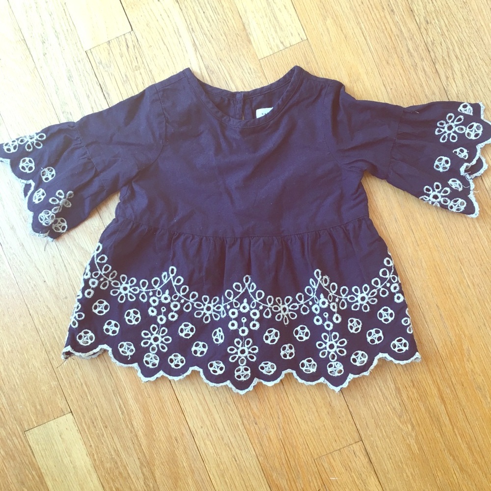 Gap toddler girl navy and white tunic